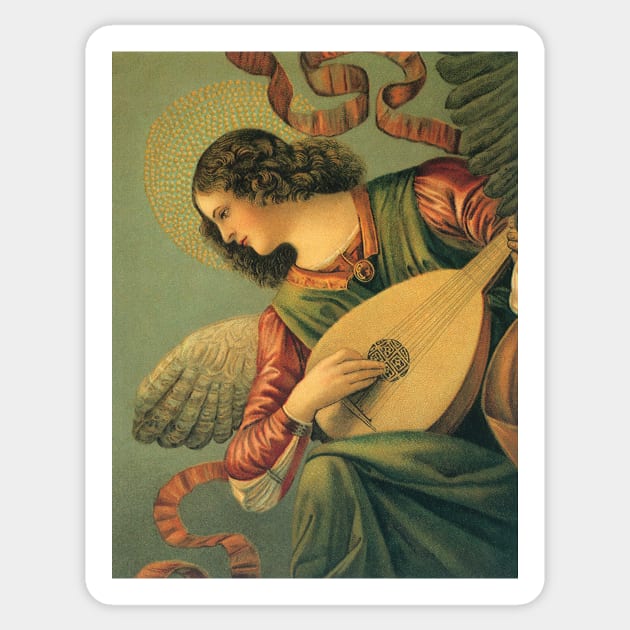 Renaissance Angel by Melozzo da Forli Sticker by MasterpieceCafe